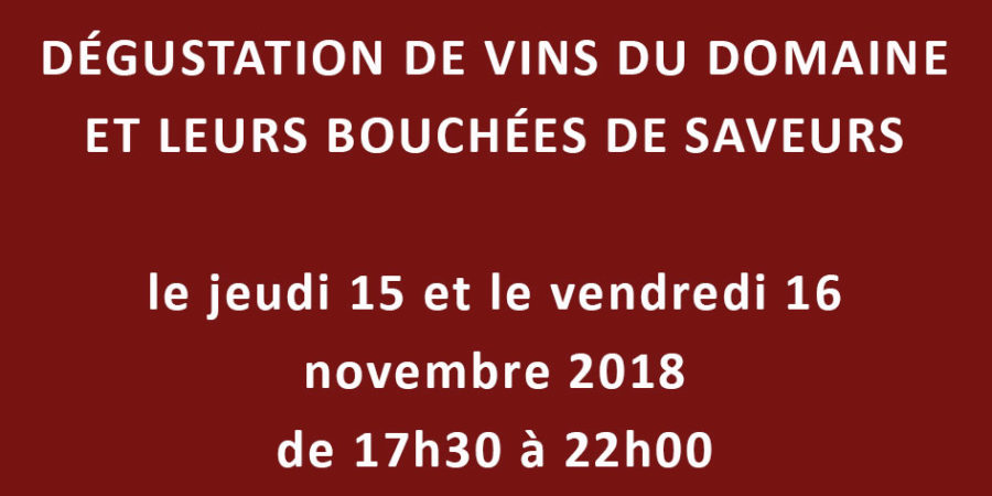 ACTUALITÉ DÉGUSTATION