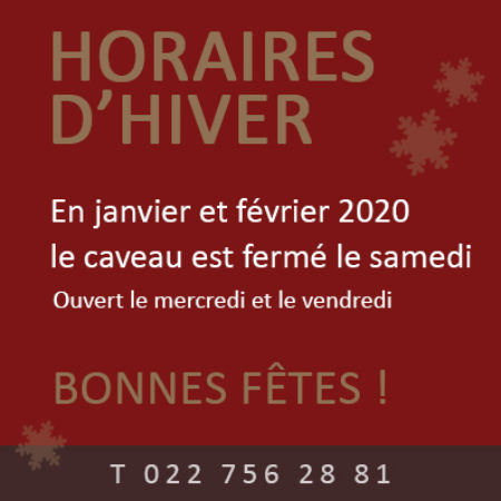 Fermeture du Caveau en 2020